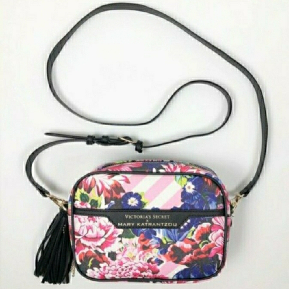 Victoria's Secret Crossbody Bag X Mary Katrantzou Artist NWT ๐ RET $88- - Picture 1 of 10